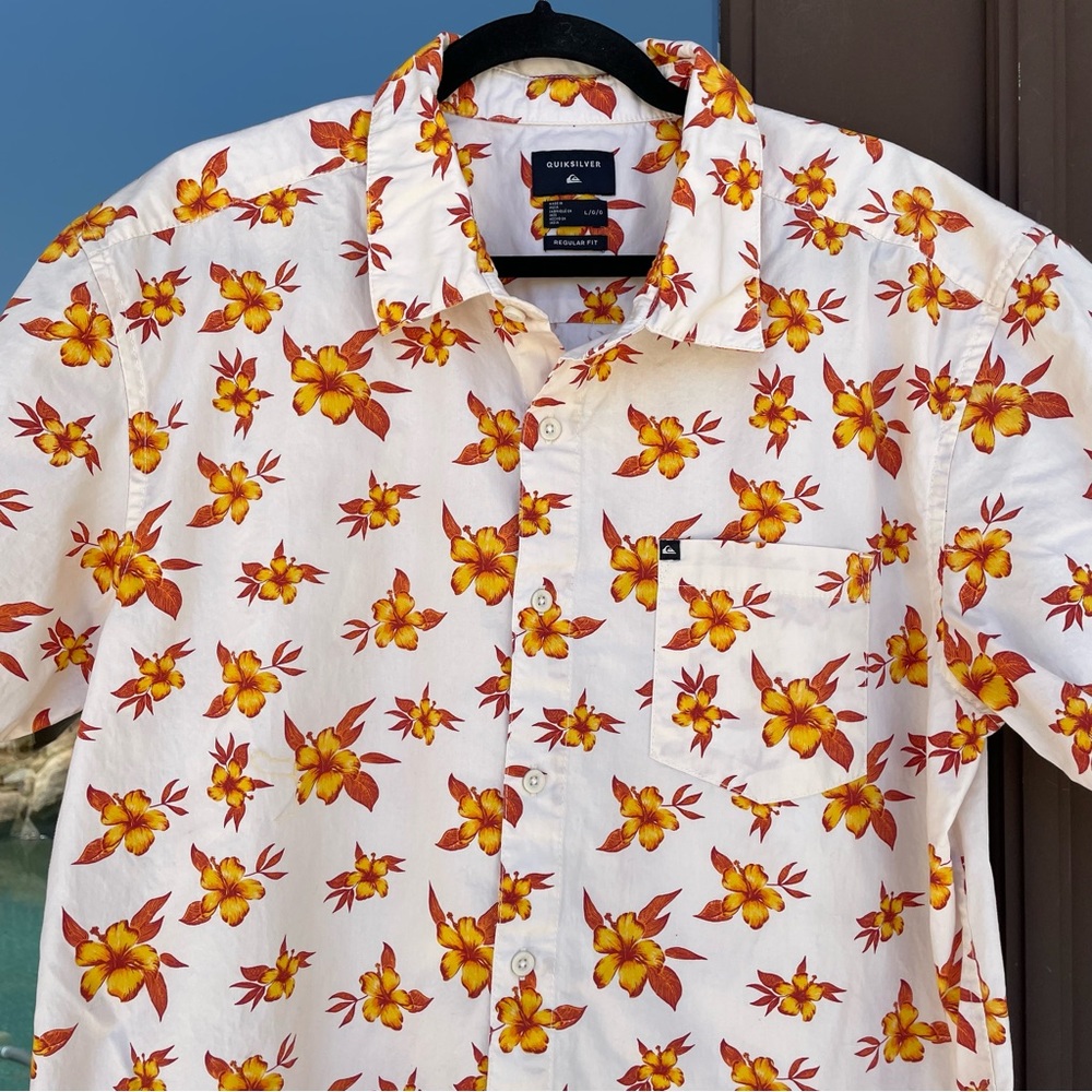 Quicksilver Hawaiian S/S Shirt L